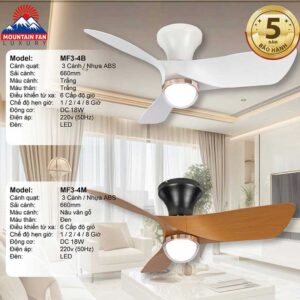 Quạt trần đèn Mountain Fan MF3-4H 3 quat-tran-den-mountain-fan-mf3-4b