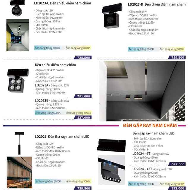 Module nối góc dẫn điện dẫn điện CX-2022 4 den-chieu-diem-nam-cham-luxury-nano