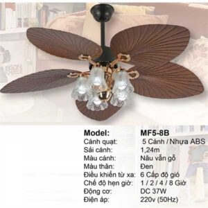 Quạt trần đèn Mountain Fan MF5-8A 2 quat-tran-den-mountain-fan-mf5-8b
