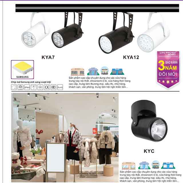 Đèn chiếu điểm led 18W KYC 2 den-chieu-diem-led-KHAPHACO