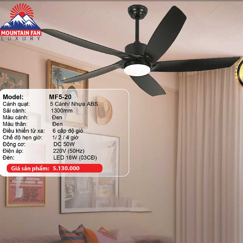 Quạt trần đèn Mountain Fan MF5-20 1 quat-tran-den-mountain-fan-mf5-20