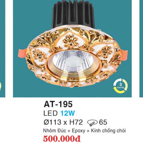 den-am-tran-co-dien-AT-195 den-donwlight-am-tran-co-dien-at-195