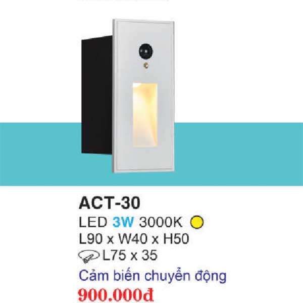 Đèn âm cầu thang cảm biến ACT-30 1 den-am-cau-thang-cam-bien-act-30