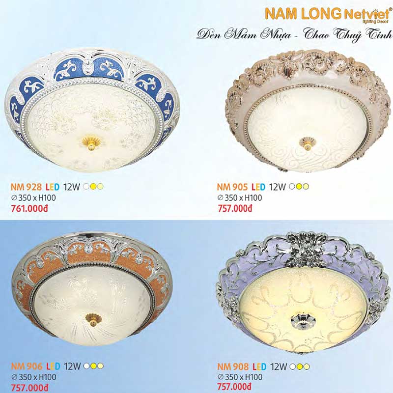 Đèn ốp trần cổ điển NM 941 4 den-mam-op-tran