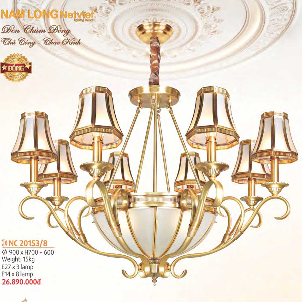 Đèn thả đồng NB 004 4 den-tha-chum-bang-dong-nc-20153/8