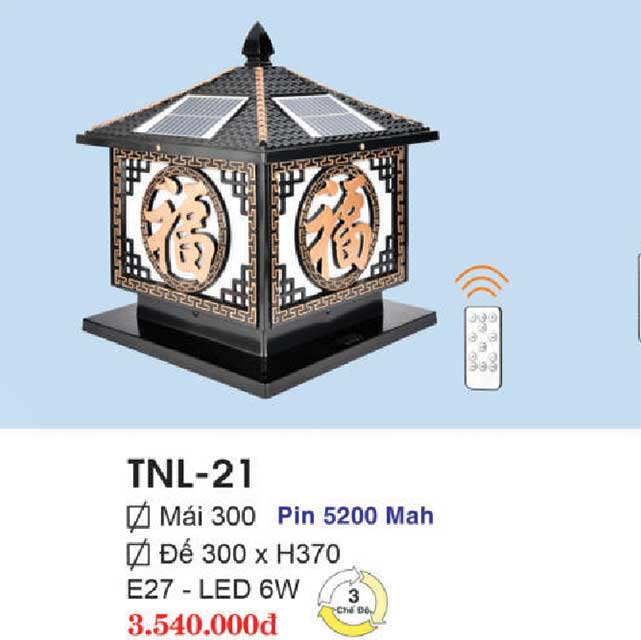 Đèn trụ cổng năng lượng mặt trời TNL-21 1 den-tru-cong-nang-luong-mat-troi-tnl-21