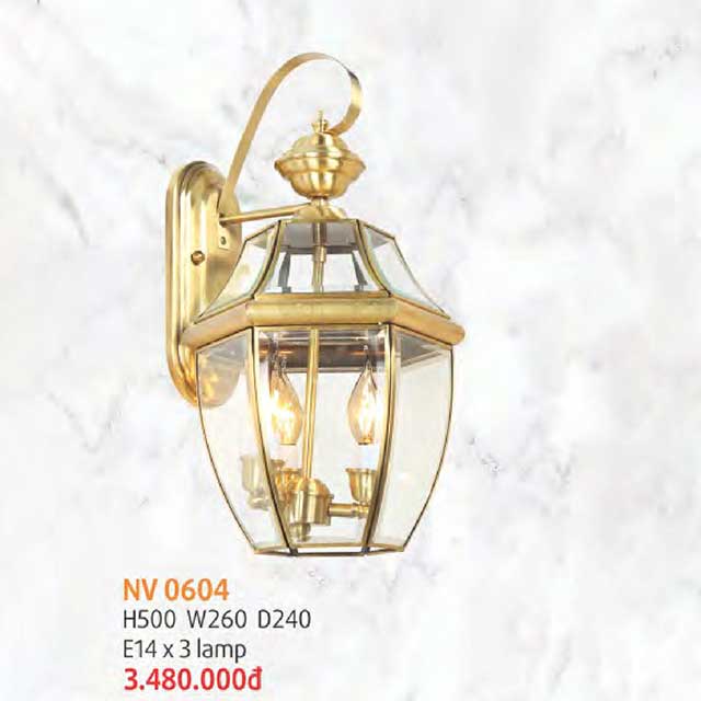 Đèn tường đồng NV 0621 3 den-tuong-dong-nv-0604