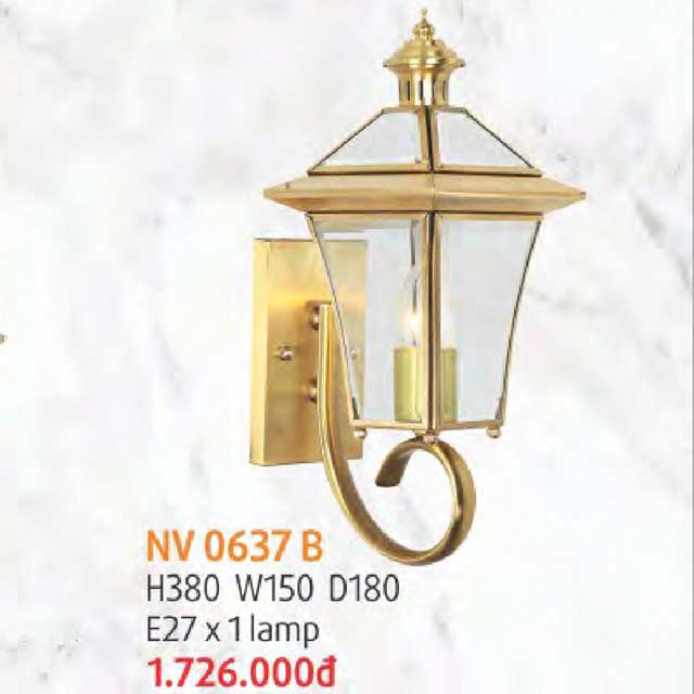 Đèn tường đồng NV 0640 C 3 den-tuong-dong-nv-0637-b