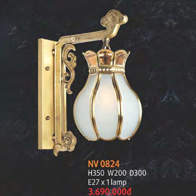 Đèn tường đồng NV 0600 3 den-tuong-dong-nv-0824