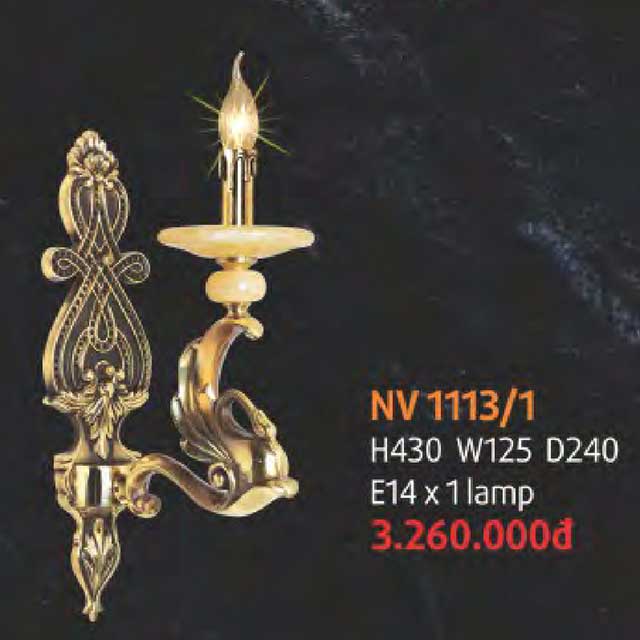 Đèn vách tường đồng đá NV 6029/2 3 den-vach-tuong-dong-da-nv-1113/1