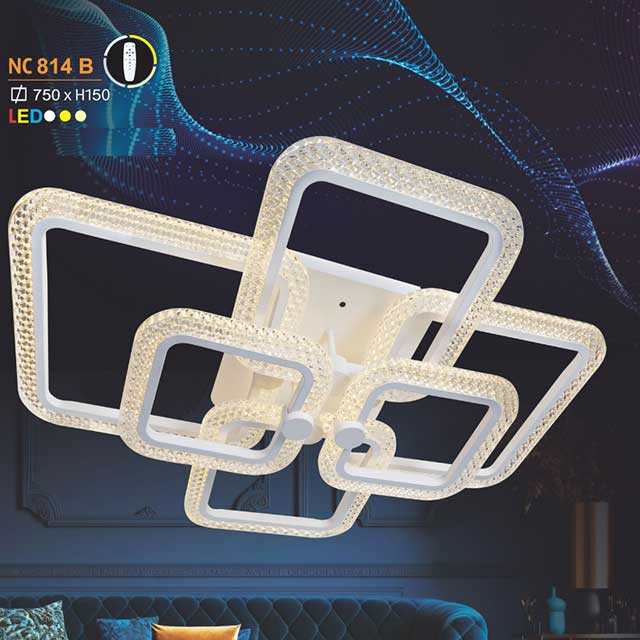 Đèn Mâm Mica ốp trần NC 814 B 1 den-mam-mica-op-tran-nc-814-b
