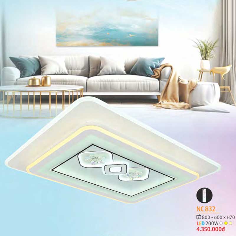 Đèn Mâm Mica chữ nhật ốp trần NC 912 C 2 den-mam-mica-chu-nhat-op-tran-nc-832