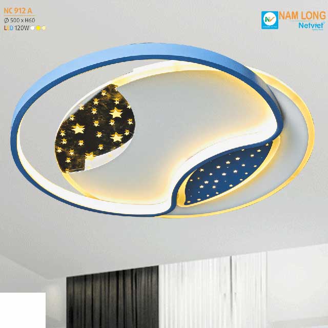 Đèn Mâm Mica ốp trần NC 355 4 den-mam-mica-op-tran-nc-912-a